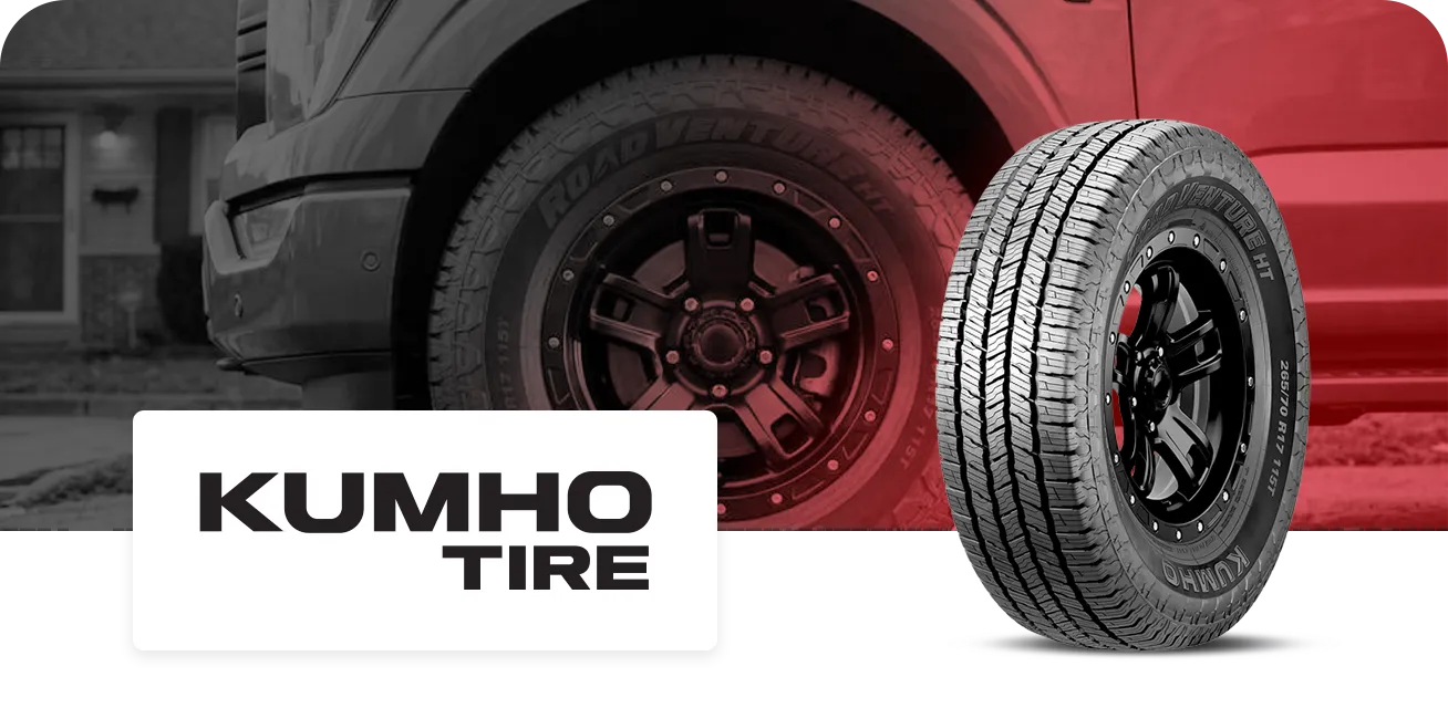 Kumho tire and wheel promotion artwork
